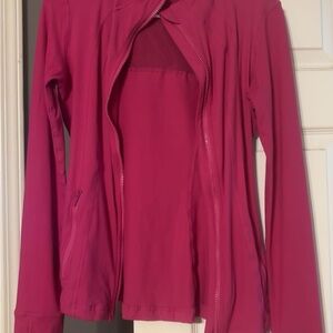 Pink Full-Zip athletic Jacket